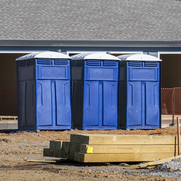 what is the expected delivery and pickup timeframe for the porta potties in Charlton City MA